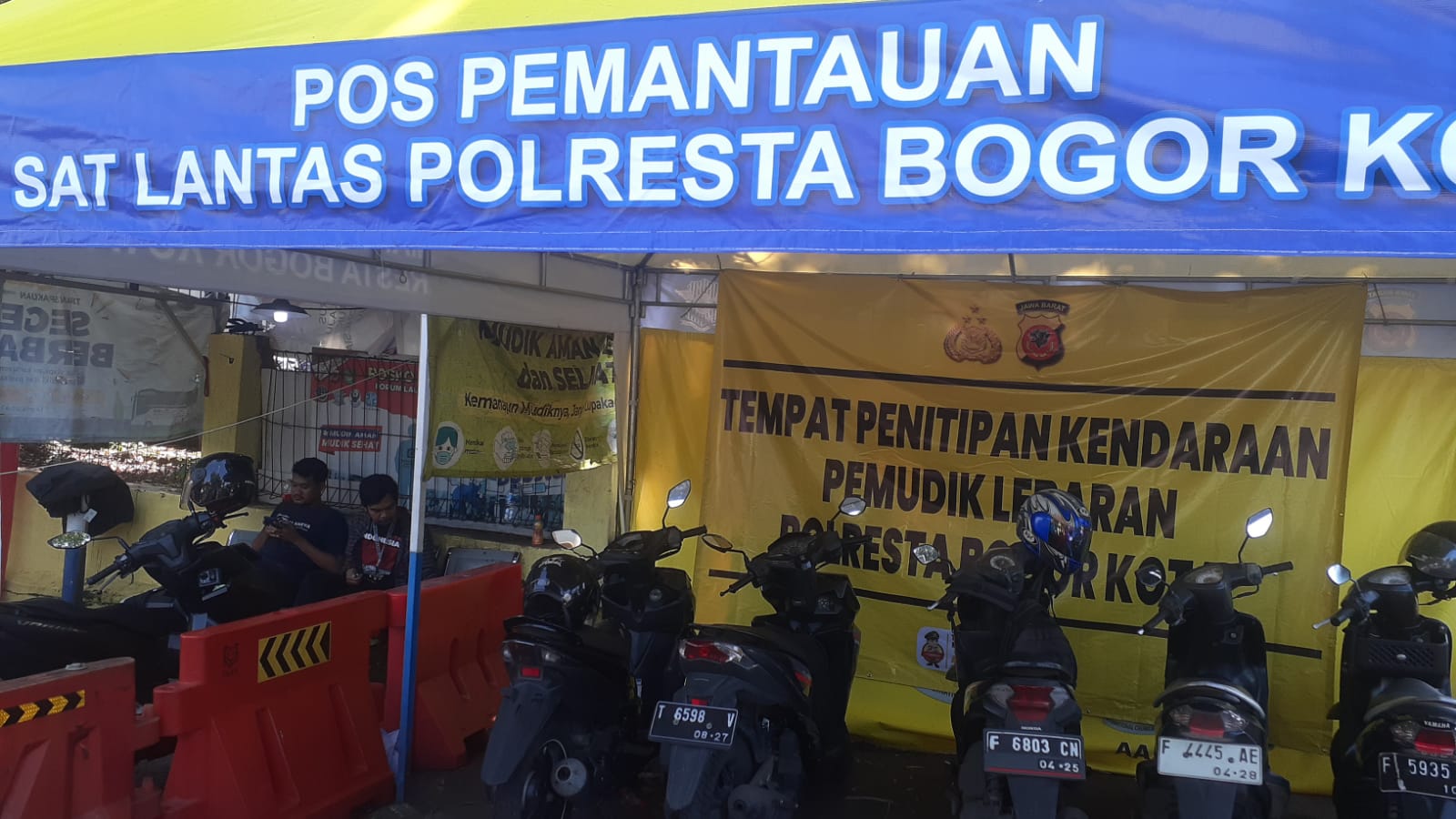 Satlantas Polresta Bogor Kota Buka Penitipan Kendaraan Pemudik Lebaran